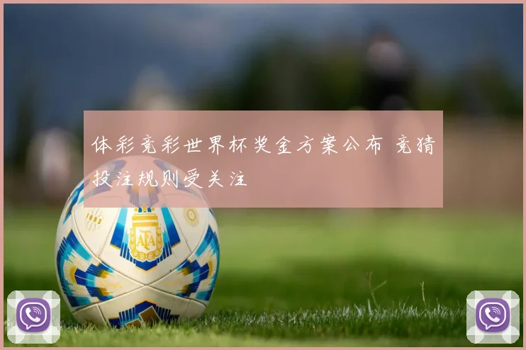 体彩竞彩世界杯奖金方案公布 竞猜投注规则受关注