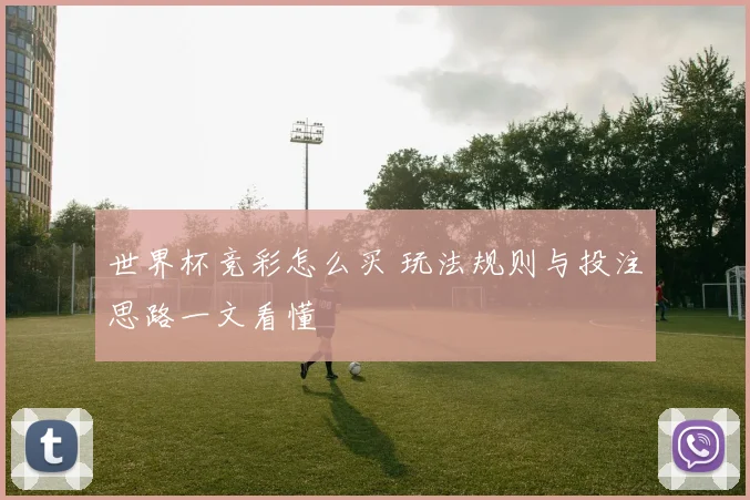 世界杯竞彩怎么买 玩法规则与投注思路一文看懂