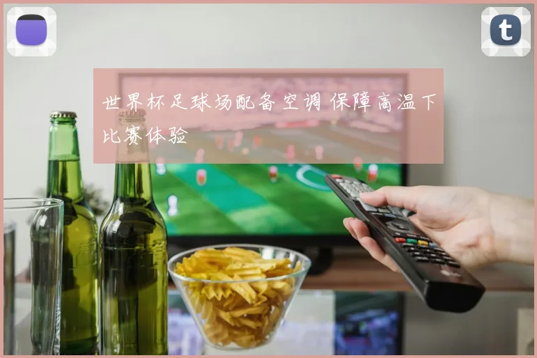 世界杯足球场配备空调 保障高温下比赛体验